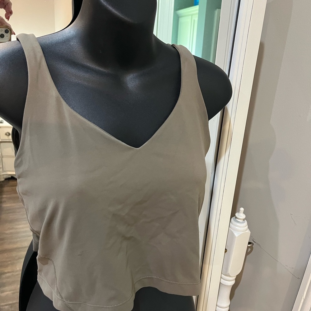 Lululemon Athletica Taupe Tank Top